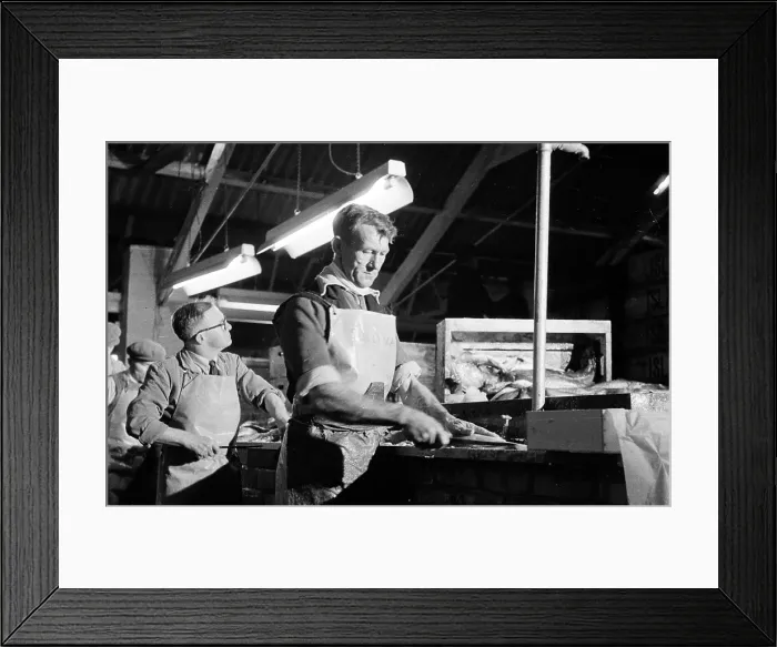 Framed Print : Gutting Fish Framed Print : Gutting Fish