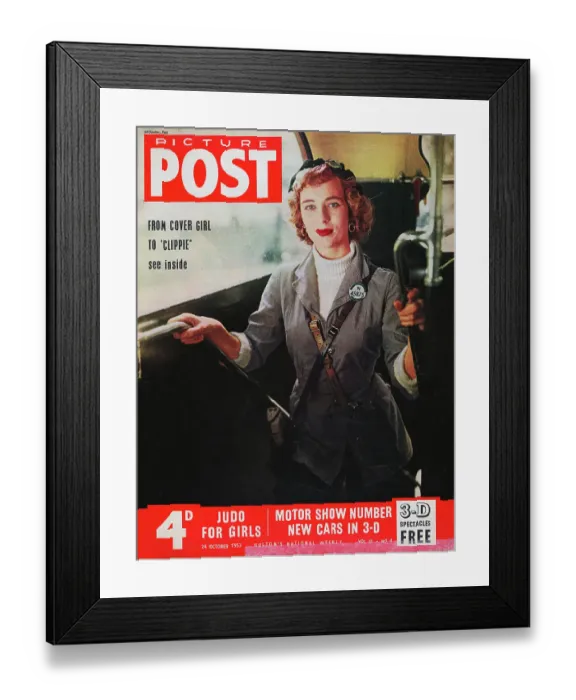 Framed Print : From Cover Girl to Clippie Framed Print : From Cover Girl to Clippie