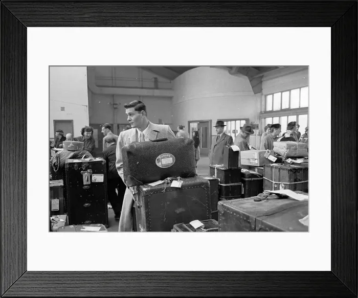 Framed Print : Al's Luggage Framed Print : Al's Luggage