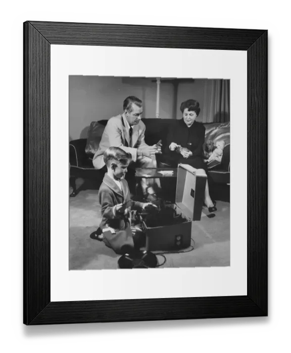 Framed Print : Alan Ladd At Home Framed Print : Alan Ladd At Home