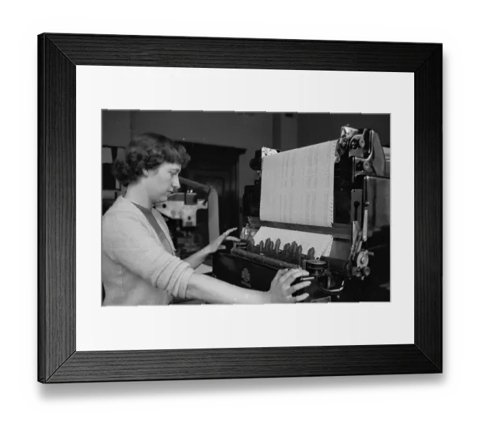 Framed Print : Office Worker Framed Print : Office Worker