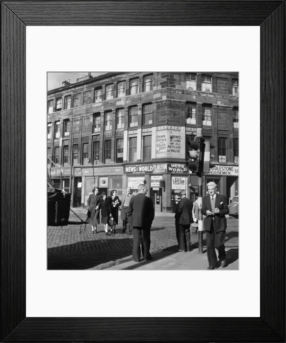 Framed Print : Glasgow Street Framed Print : Glasgow Street