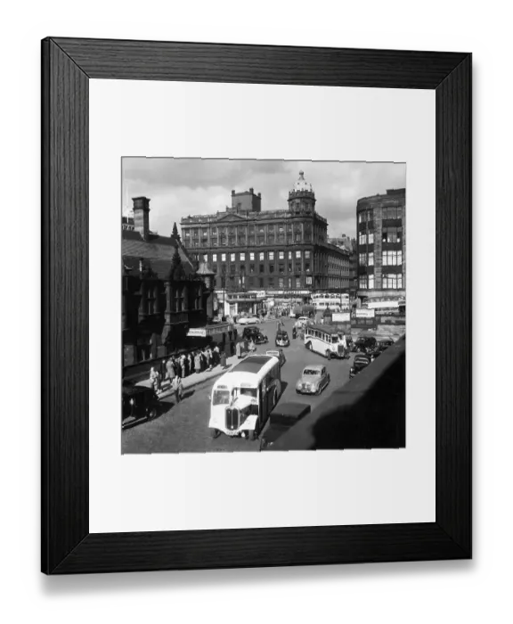Framed Print : City Square Framed Print : City Square