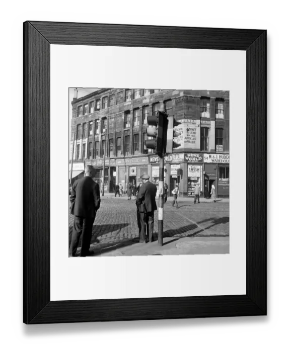 Framed Print : Glasgow Crossing Framed Print : Glasgow Crossing