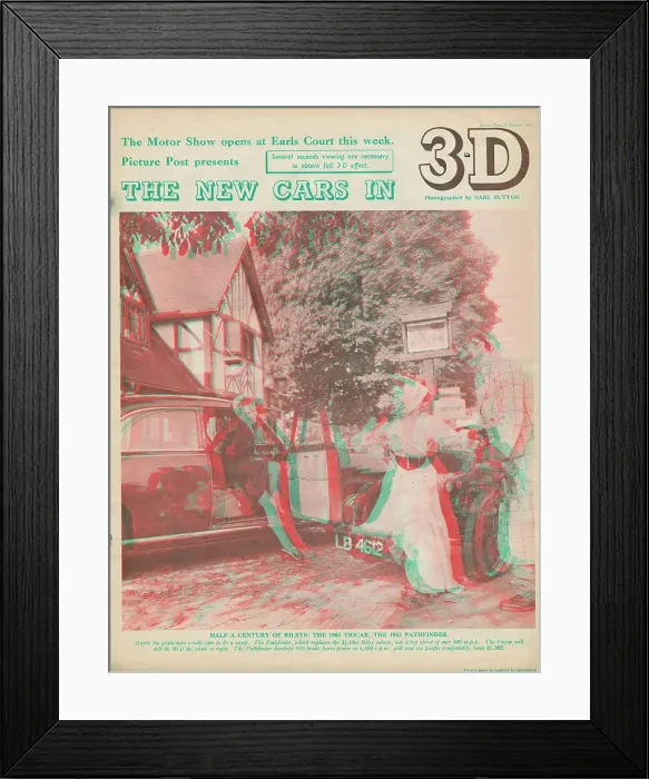 Framed Print : Picture Post 3D Supplement