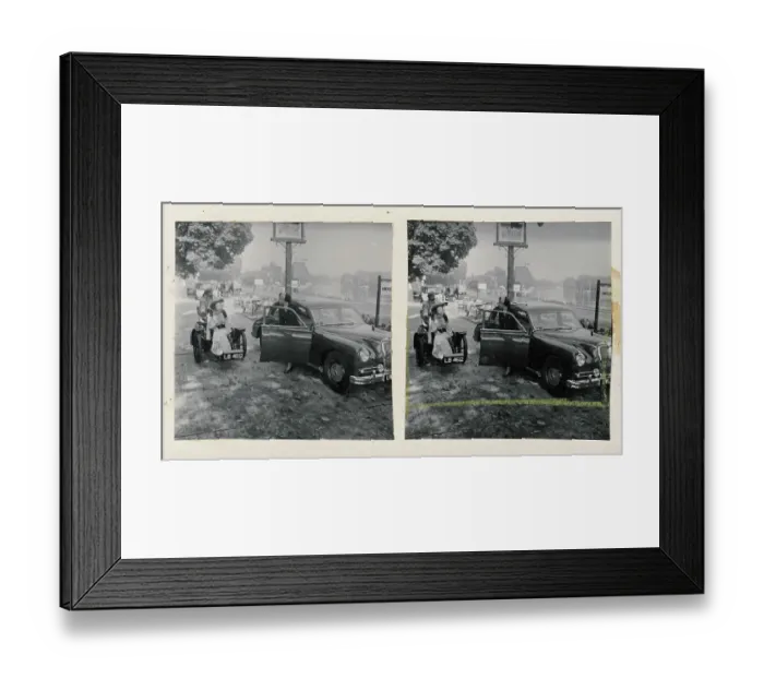 Framed Print : Oldest And Latest Riley Cars Framed Print : Oldest And Latest Riley Cars