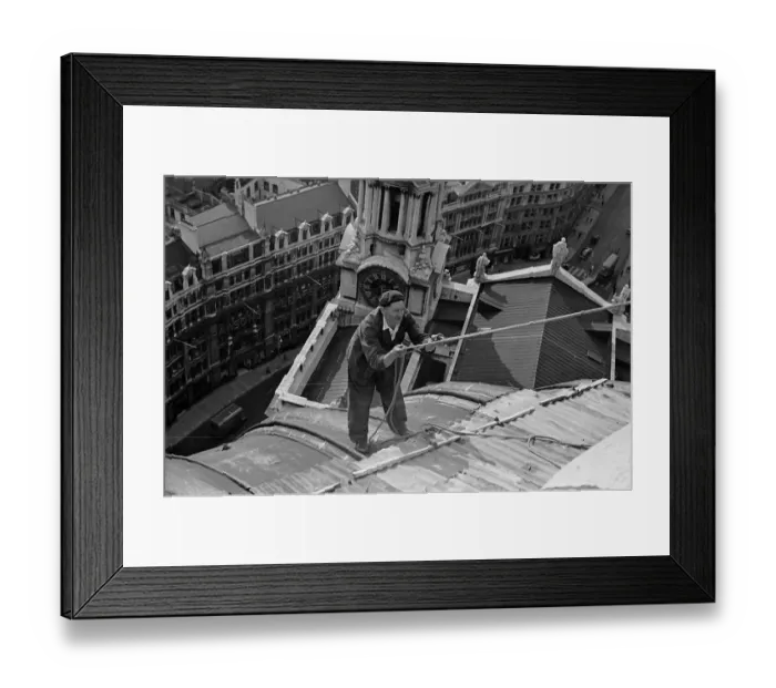 Framed Print : St Paul's Steeplejack Framed Print : St Paul's Steeplejack