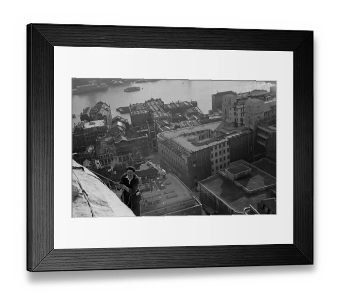 Framed Print : St Paul's Steeplejack Framed Print : St Paul's Steeplejack