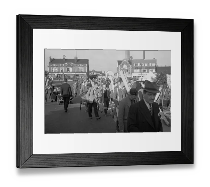 Framed Print : Angler's Procession Framed Print : Angler's Procession