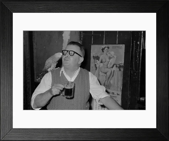 Framed Print : Quiet Drink Framed Print : Quiet Drink