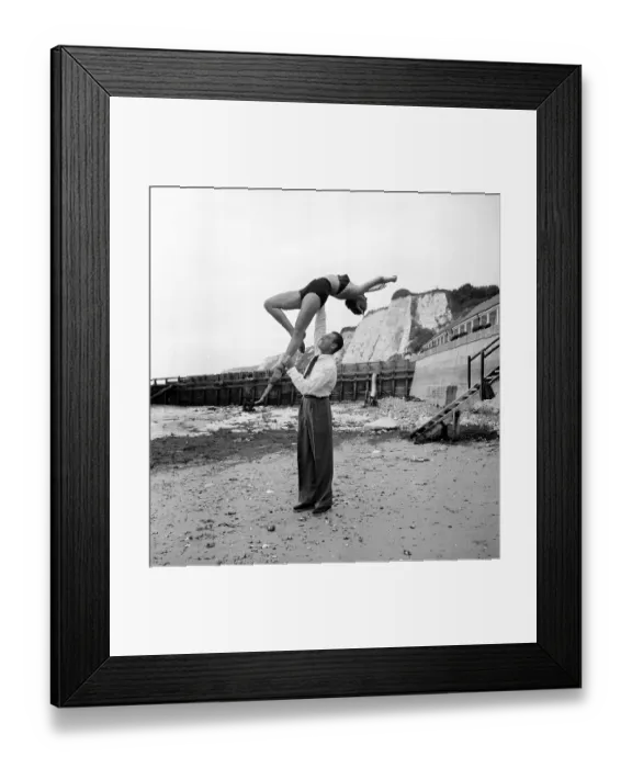 Framed Print : Dancing On The Beach