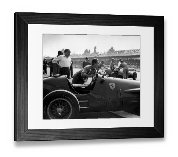 Framed Print : Racing Ferrari Framed Print : Racing Ferrari