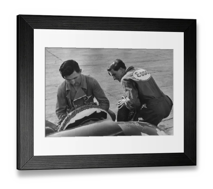 Framed Print : Tyre Changing Framed Print : Tyre Changing