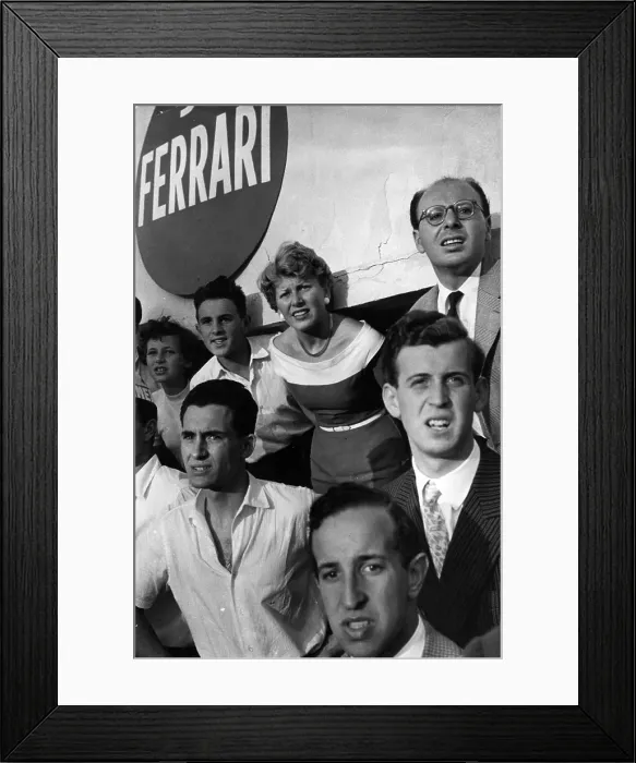 Framed Print : Ferrari Fans Framed Print : Ferrari Fans