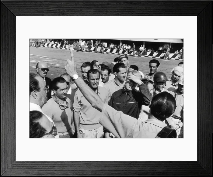 Framed Print : Ferrari Briefing Framed Print : Ferrari Briefing