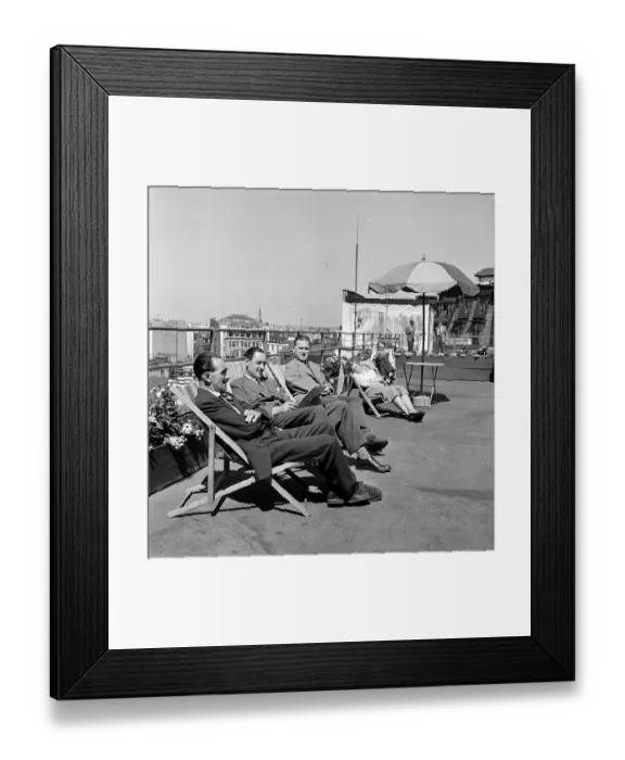 Framed Print : Roof Garden