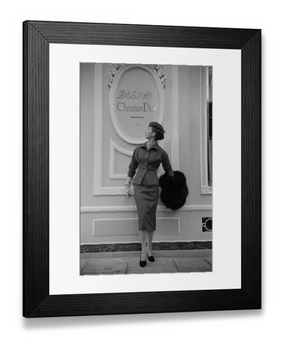 Framed Print : Muff By Dior Framed Print : Muff By Dior