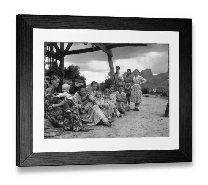 Framed Print : Mormon Polygamy