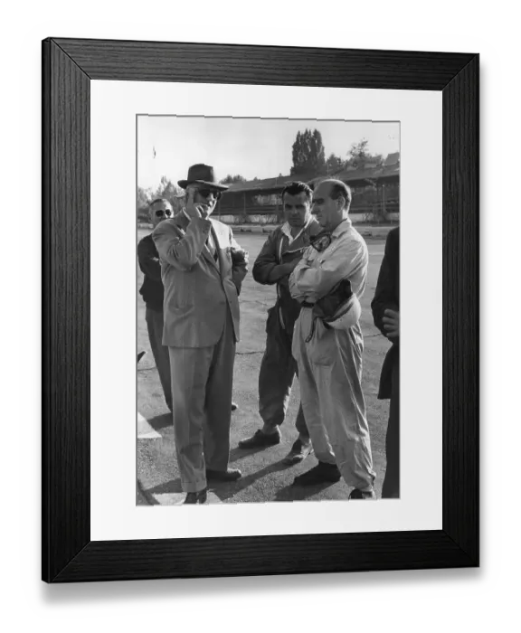 Framed Print : Enzo Ferrari Framed Print : Enzo Ferrari