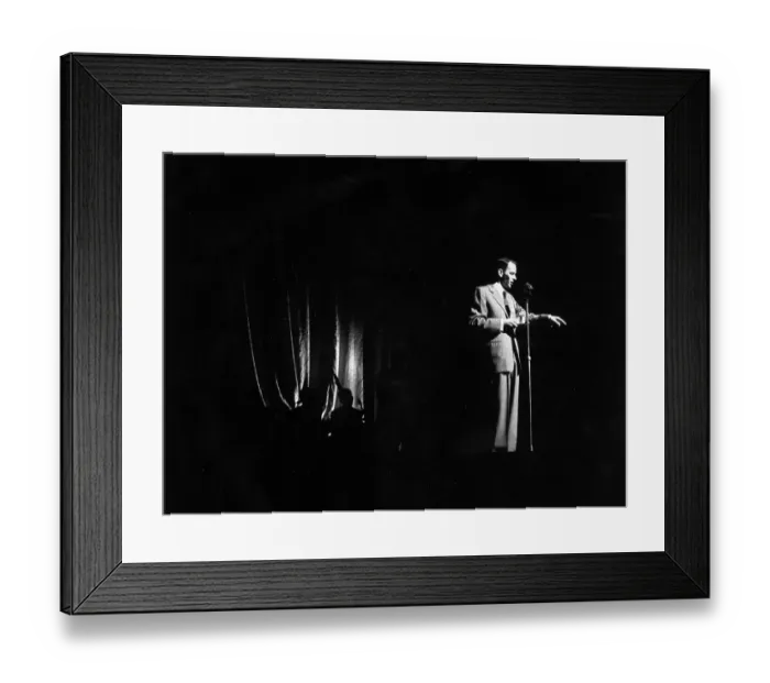 Framed Print : Sinatra Sings Framed Print : Sinatra Sings