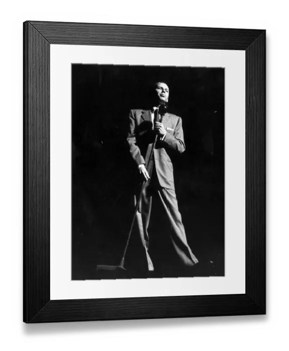 Framed Print : Sinatra Sings Framed Print : Sinatra Sings