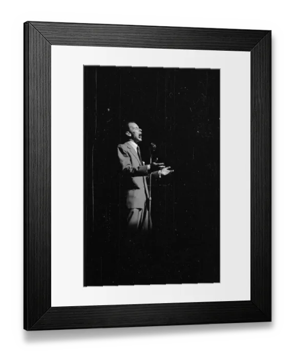 Framed Print : Sinatra Sings Framed Print : Sinatra Sings