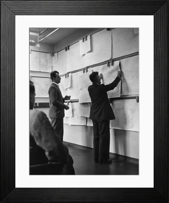 Framed Print : Weather Charts Framed Print : Weather Charts