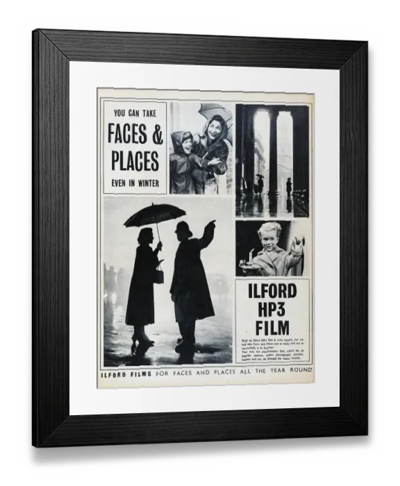 Framed Print : Ilford HP3 Photographic Film Framed Print : Ilford HP3 Photographic Film