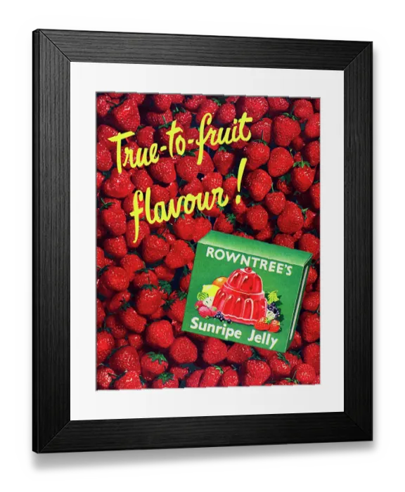 Framed Print : Rowntree's Sunripe Jelly Framed Print : Rowntree's Sunripe Jelly