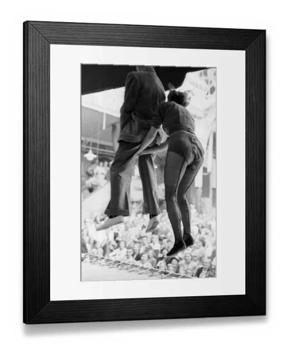 Framed Print : Trampolining Framed Print : Trampolining