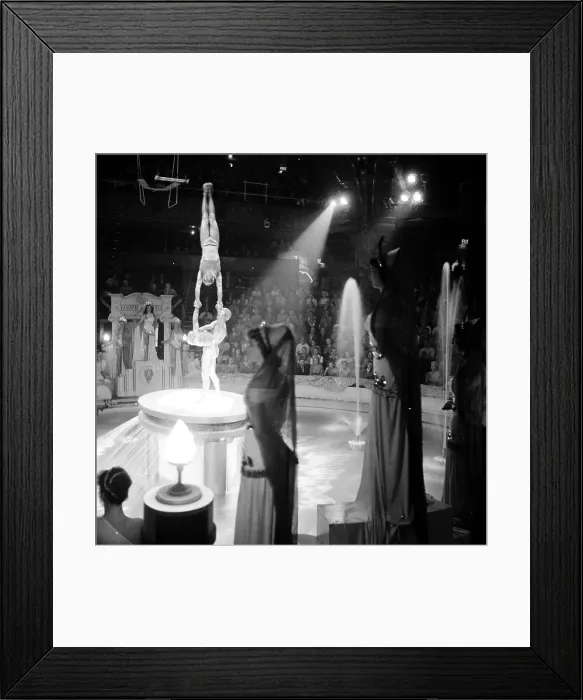 Framed Print : Circus Scene Framed Print : Circus Scene