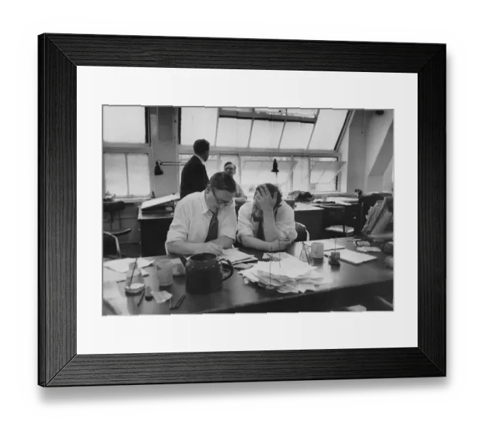 Framed Print : Daily Mirror Office Framed Print : Daily Mirror Office