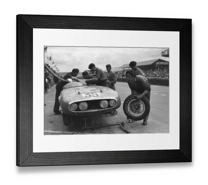 Framed Print : Tyre Change Framed Print : Tyre Change