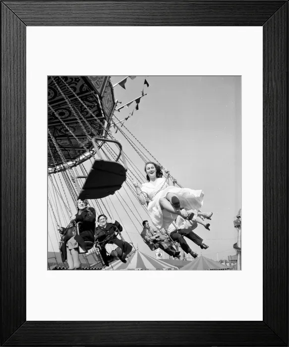 Framed Print : Chairoplanes