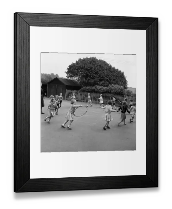 Framed Print : Hula Hooping Framed Print : Hula Hooping