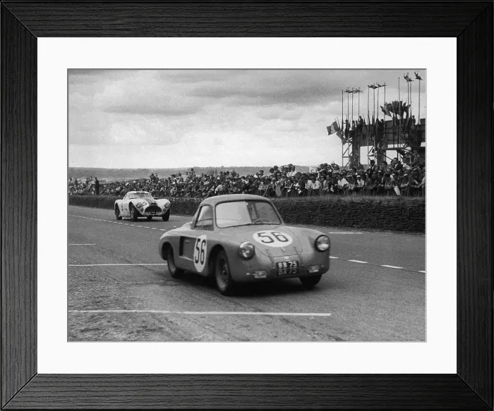 Framed Print : Le Mans Racers
