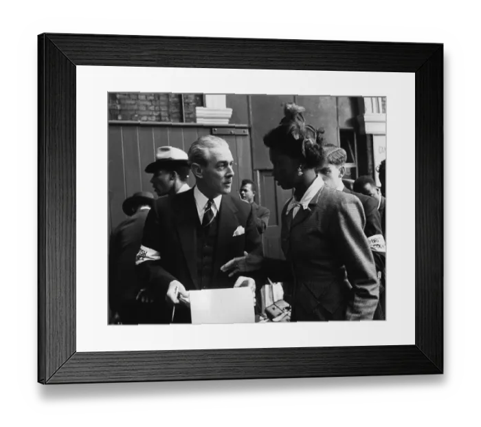 Framed Print : British Council Man Framed Print : British Council Man