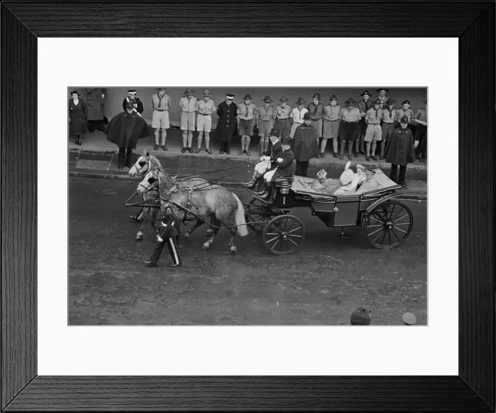 Framed Print : Coronation Procession Framed Print : Coronation Procession