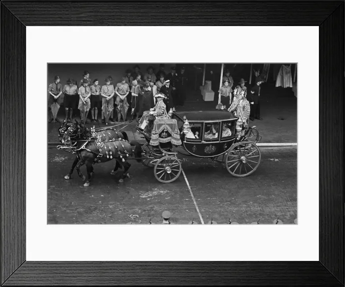Framed Print : Queen Mother And Princess Margaret Framed Print : Queen Mother And Princess Margaret