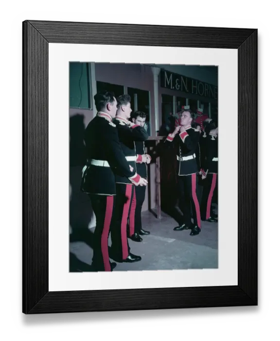 Framed Print : Troops Fitting Framed Print : Troops Fitting