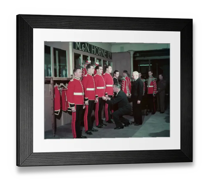 Framed Print : Troops Fitting Framed Print : Troops Fitting