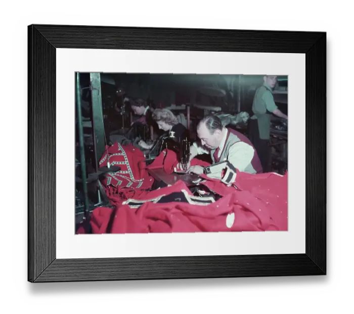 Framed Print : Coronation Uniforms