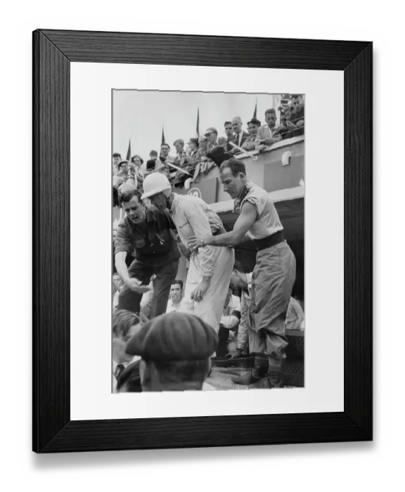 Framed Print : Jaguar Team At Le Mans