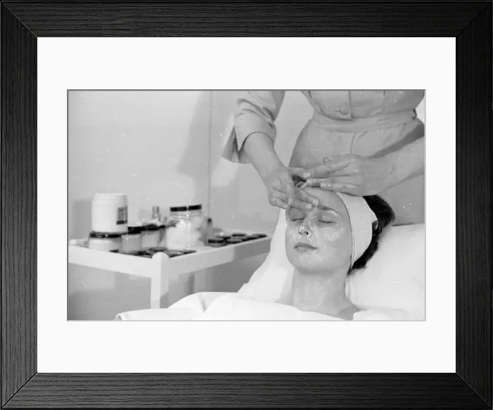 Framed Print : Relaxing Facial Framed Print : Relaxing Facial