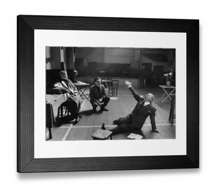 Framed Print : Rehearsal. 30th May 1953: Irish playwright Sean O'Casey Framed Print : Rehearsal. 30th May 1953: Irish playwright Sean O'Casey