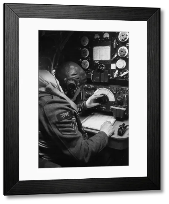 Framed Print : Wireless Operator Framed Print : Wireless Operator