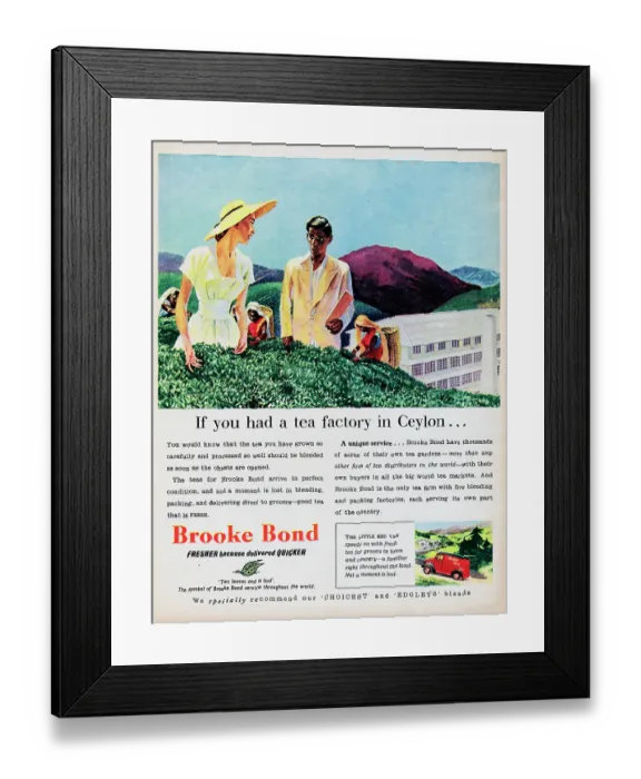 Framed Print : Brooke Bond Tea Framed Print : Brooke Bond Tea