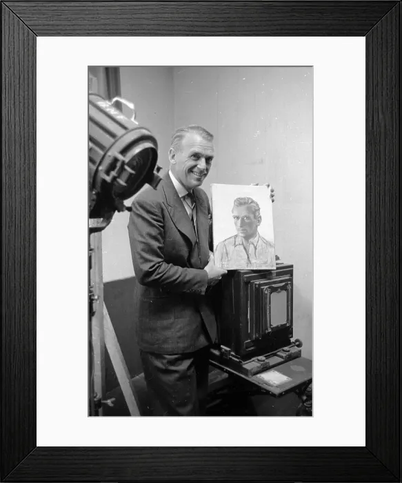 Framed Print : Actor's Self Portrait Framed Print : Actor's Self Portrait