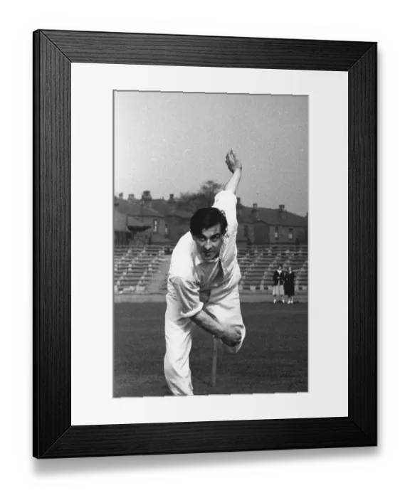 Framed Print : Freddie Trueman