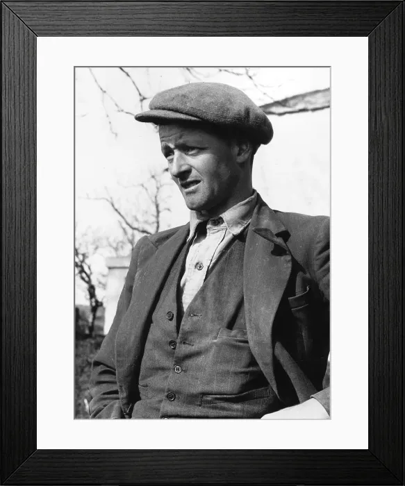 Framed Print : Cornish Farmer Framed Print : Cornish Farmer